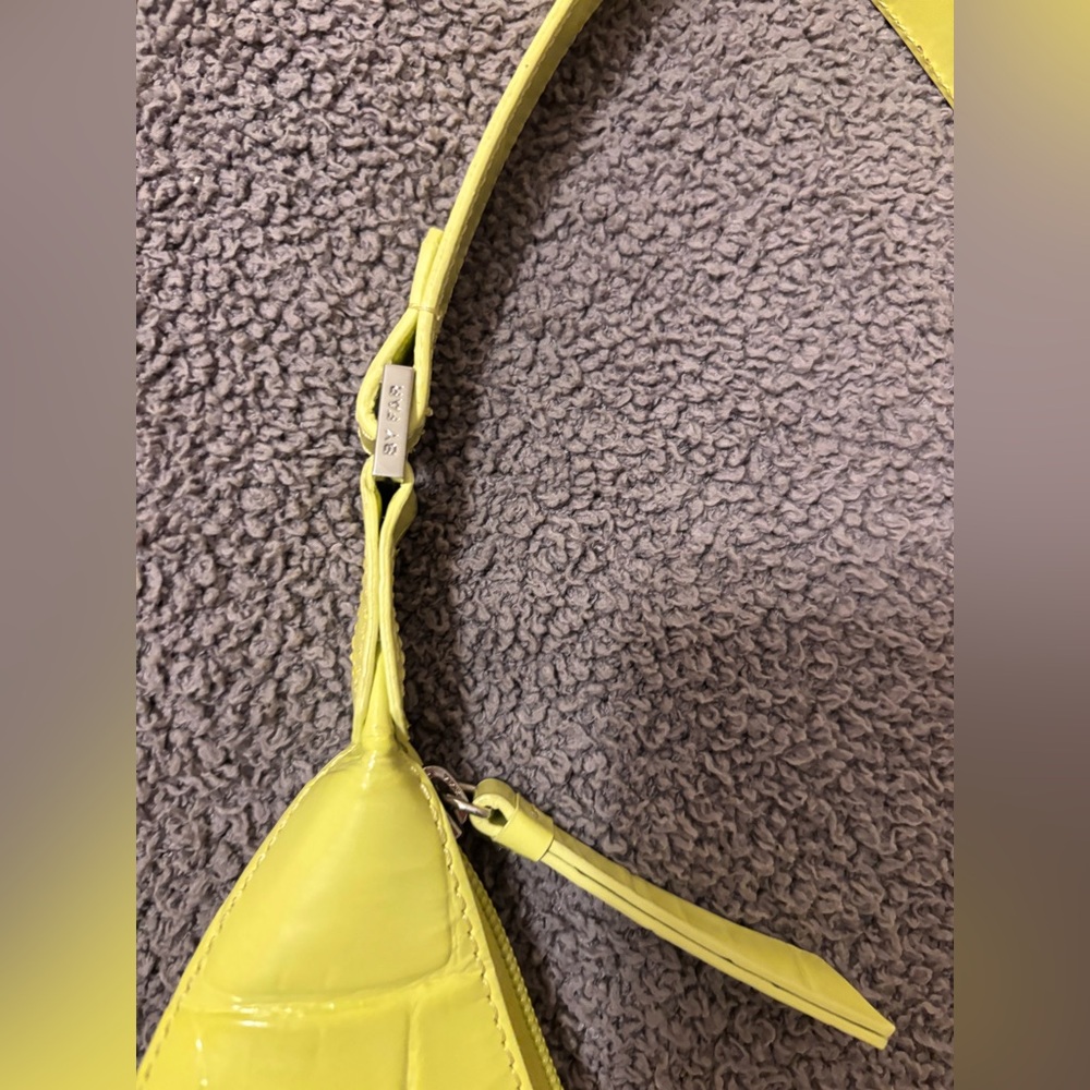 BY FAR Apple Croc Leather Shoulder Bag - Picture 5 of 12